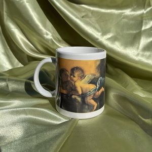 Vintage baby angel mug